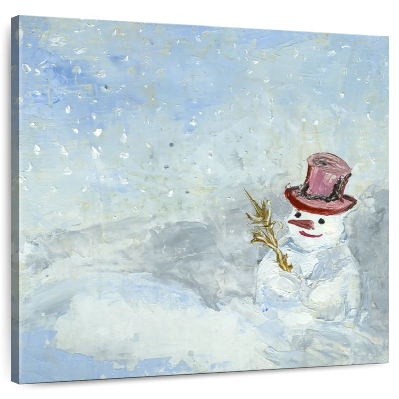 Simple Snowman, 10" H x 10" W