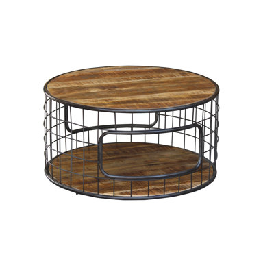 Bilodeau Open Coffee Table with Storage