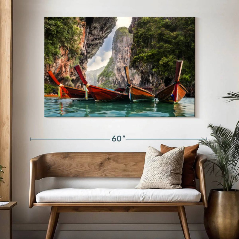 Bateaux Mehar Railay Beach, H 34 po x l 51 po