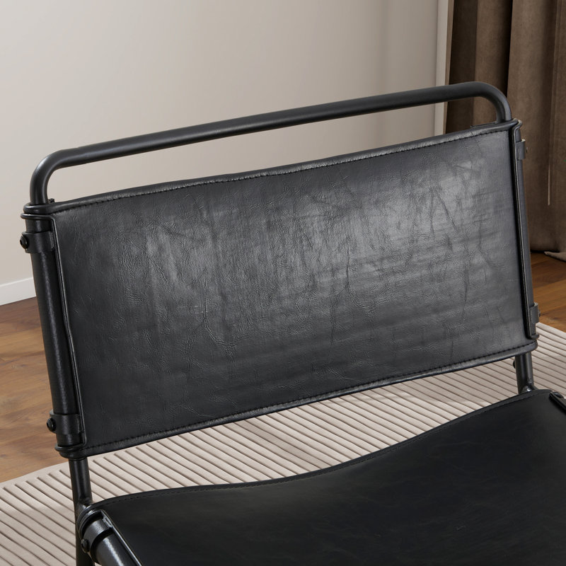 Fauteuil d'appoint l 22,81 po, Noir