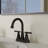 Centerset 2-handle Bathroom Faucet with Drain Assembly