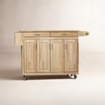 Locust Grove Kitchen Cart with Wood Top