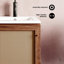 Ensemble de meuble-lavabo autoportant en chêne brun 18 po avec comptoir Classe-677758089-733705145