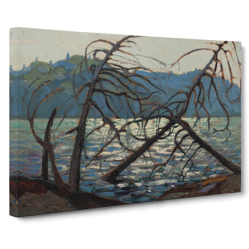 Lake View by Tom Thomson - Wrapped Canvas Painting, 40cm H x 60cm W x 3cm D