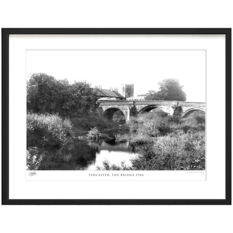 Tadcaster, The Bridge 1906 by Francis Frith - Single Picture Frame Print, 45cm H x 60cm W x 2.3cm D