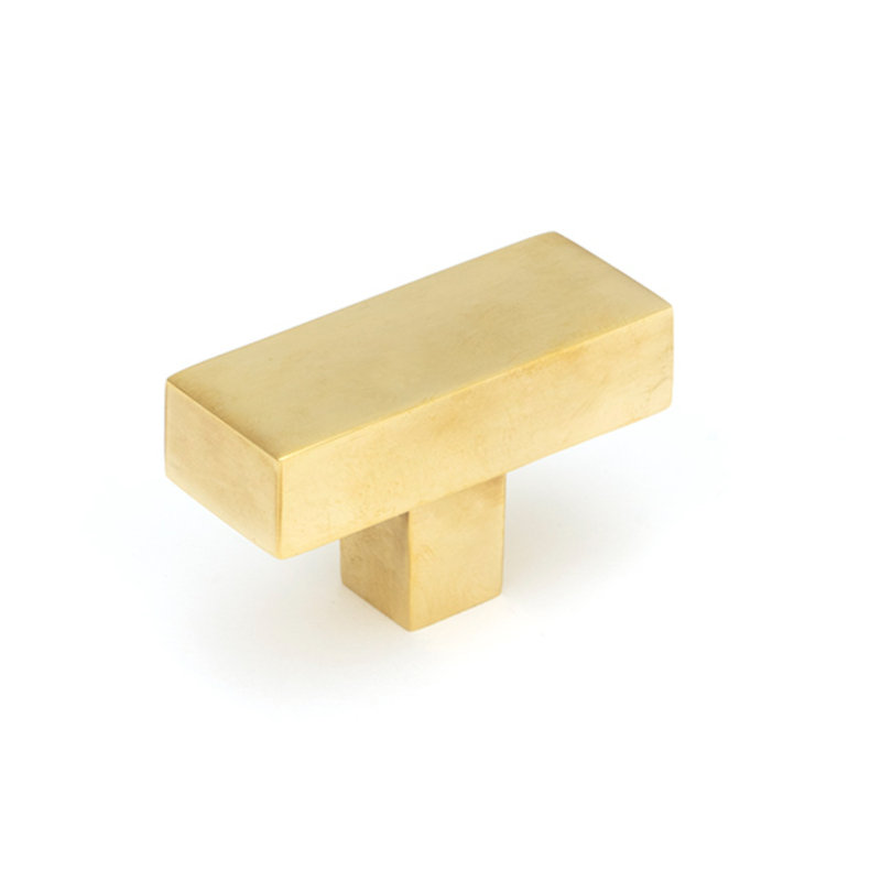 Bar Handle, Aged Brass