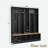 Wide Design Hall Tree With Storage Bench, Shoe Cabinet, Shelves And 8 Hooks-1359180934