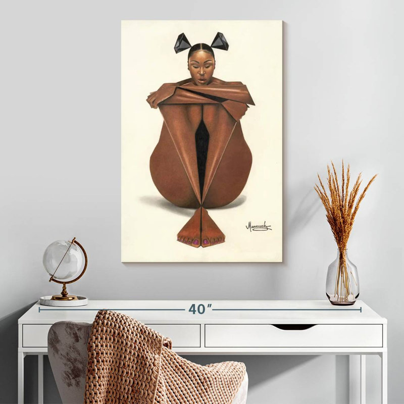 Leisha Black Diamond I, 30" H x 20" W