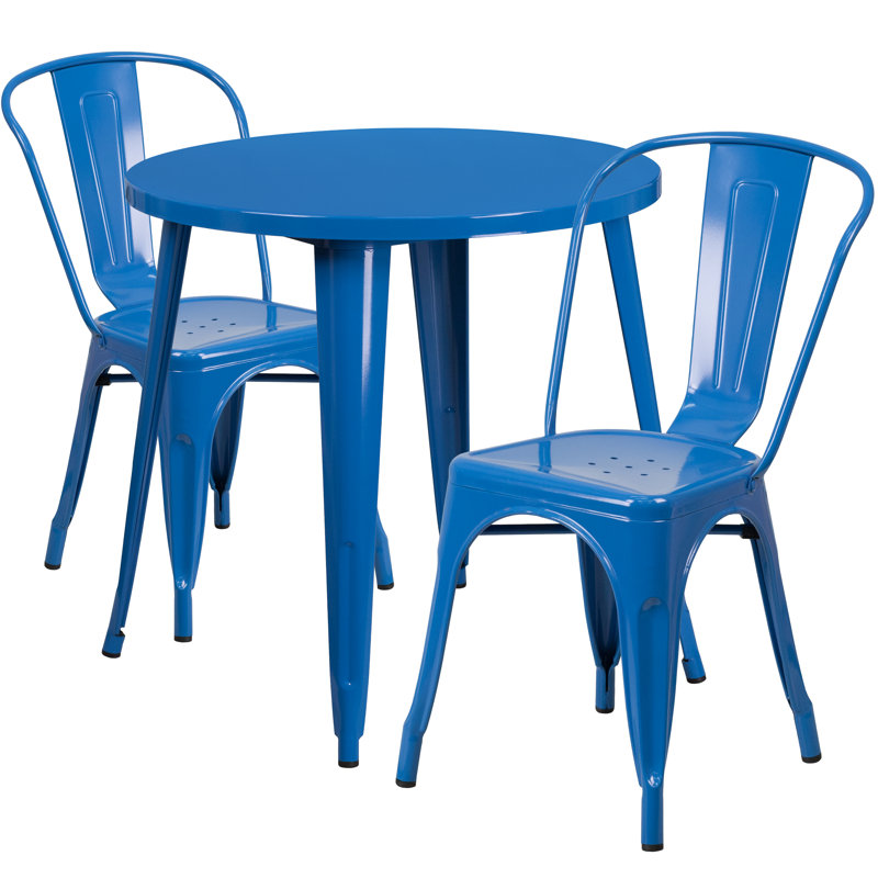 Ensemble bistro Brinson, bleu, 17.5"