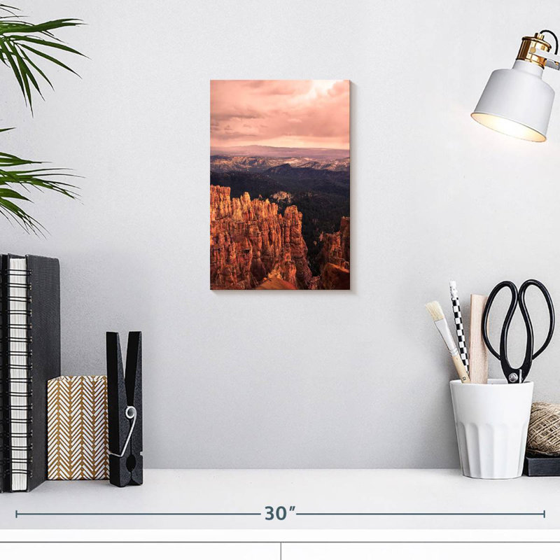Alvord Bryce Canyon Sunset, H 12 po x l 8 po