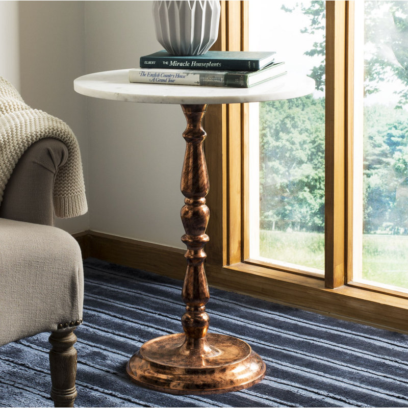 Beeney Pedestal End Table