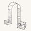 Arche de jardin Agustin avec deux supports à plantes