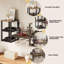 Wall Mounted Wine Bottle & Glass Rack