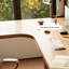 Noyer clair + bureau en bois massif en forme de L noir + fer-1848482740-1848482742