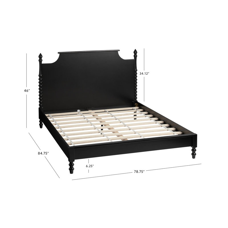 Lark Manor Annasophia Solid Wood Modern Platform Bed & Reviews | Wayfair