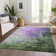 Machine Washable Indoor/Outdoor Cinead ACN1674 Purple Rug