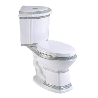 Toilette allongée deux pièces 45,5 GPF (siège inclus)