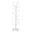 Blanc Présentoir à chapeaux en forme d'arbre, l 19,69 po x P 19,69 po x H 68,90 po, blanc, avec supports en forme de dôme-338527716