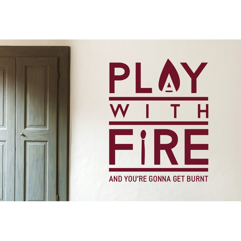 Wall Decal, Burgundy, Large
