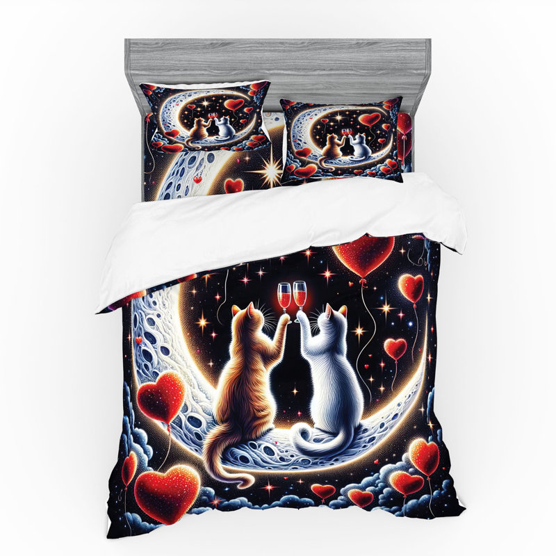 Polyester Duvet Cover, Queen Duvet Cover + 3 Additional Pieces