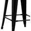 Ensemble de 2 tabourets de bar sans dossier, légers, industriels, contemporains, rustiques, rétro, costaux, en métal, sans dossier et 4 pieds (ensemble de 2)-752792596-752792594