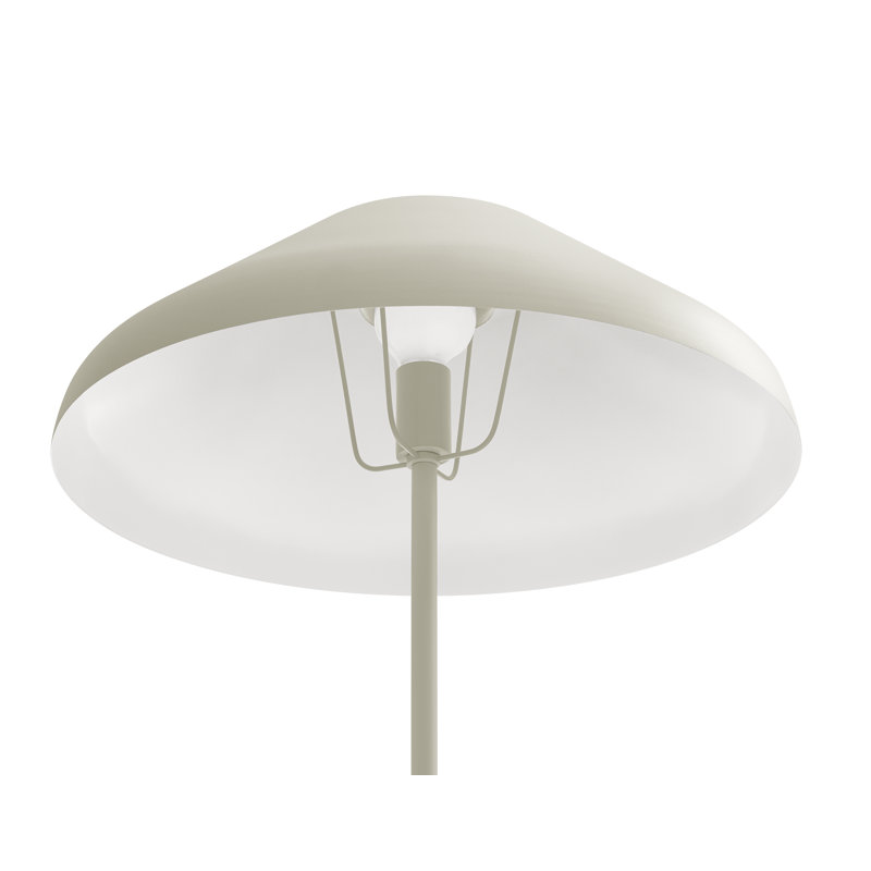 Beau Floor Lamp, Putty, Putty/White Carrara Marble