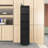 5 Drawer Metal Vertical File Cabinet With Lock And Wheels For Home Office, Adjustable Hanging Rods A4/letter/legal Size, Full - Retractable Slides, In Black Wheels, Ample Room Documents, Smooth-1760233445