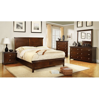 Tussey Solid Wood Piece Bedroom Set