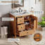 Meuble-lavabo moderne avec lavabo en céramique, tiroirs à fermeture en douceur et support de rangement pour espaces compacts-1678395548
