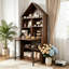 Bureau d'artisanat pliant avec tablettes de rangement