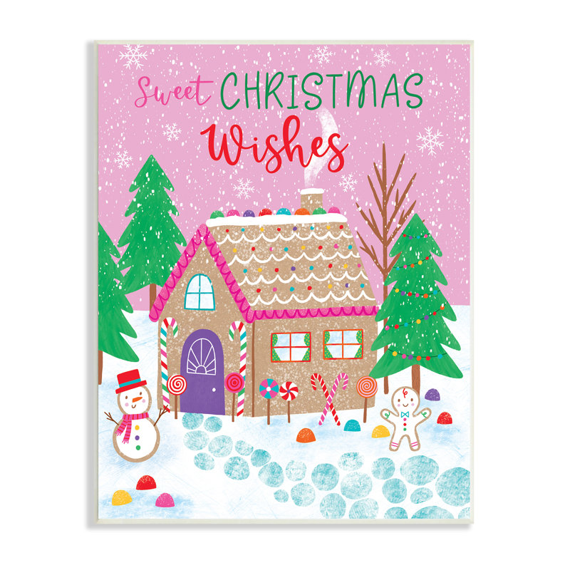 Sweet Christmas Wishes, Plaque murale, H 15 po x l 10 po x P 0,5 po