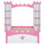 Lit plateforme en bois de style château avec tablette de rangement, lit simple Dreamy-115900819
