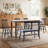 Alvie 6-Person Solid Wood Dining Set-99058021