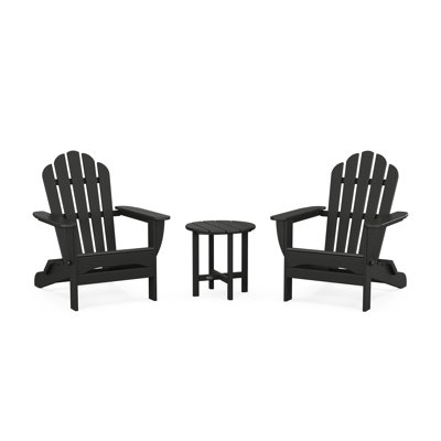 Ensemble 3 pièces Adirondack pliable Monterey Bay