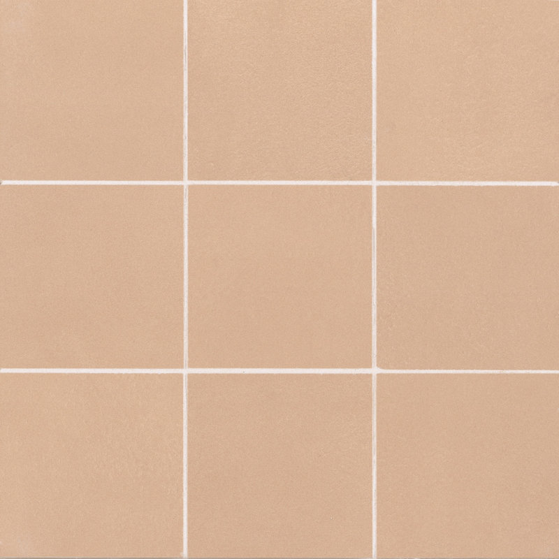 Carreau de porcelaine 4 po x 4 po Sahara, Rose