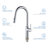 KIBI Hilo Pull Down Kitchen Faucet-48024395-41659824