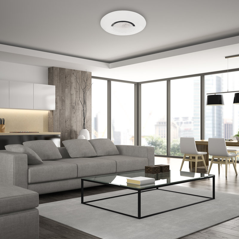 Sparky Plastic LED Flush Ceiling Light