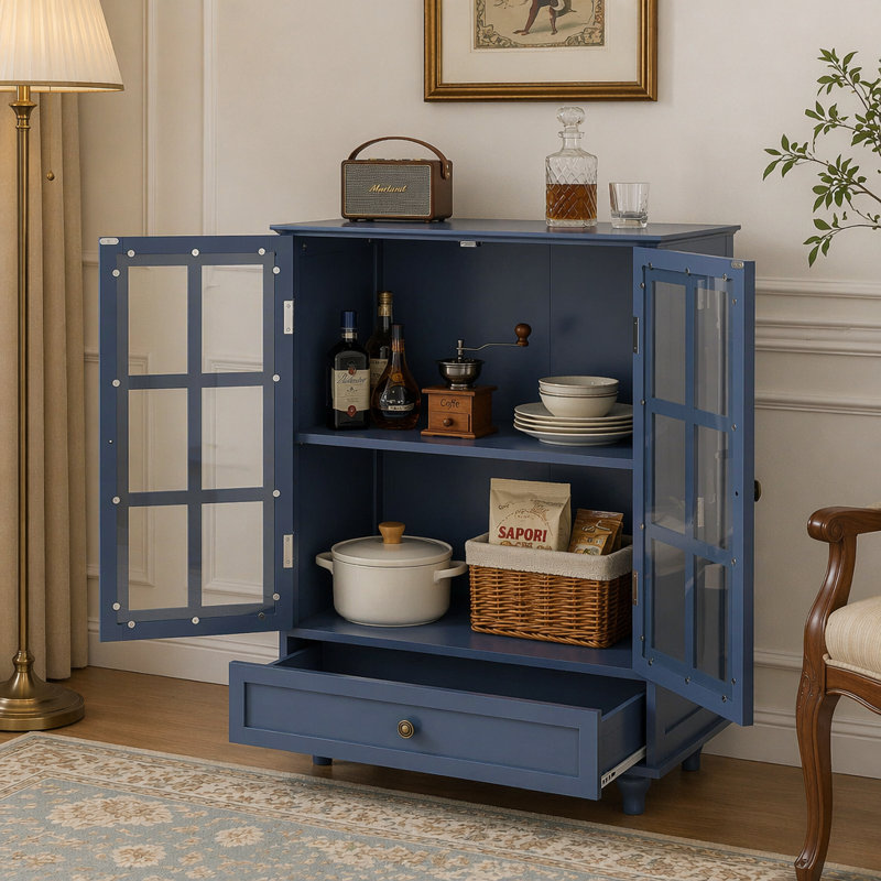 Buffet Minimalist Blue