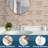 6" W X12" L PVC Peel and Stick Backsplash Tiles with Stone Metal Look, Self-Adhesive Wall Tiles,Easy Install-110145830