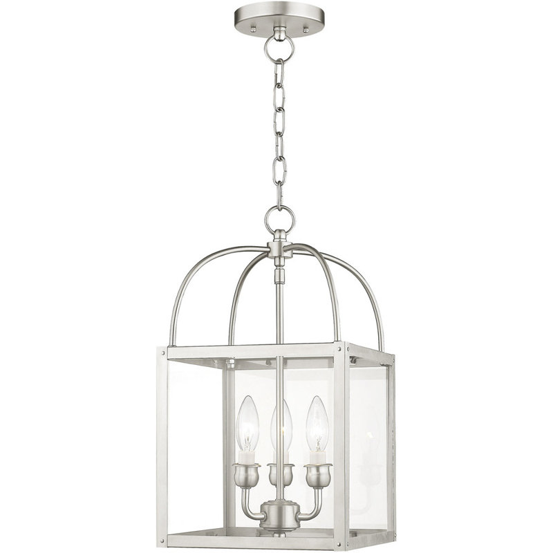 Luminaire suspendu rectangulaire 3 lumières Tehilah