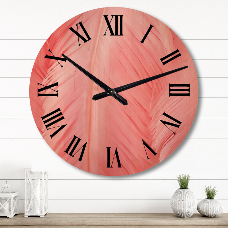 Mehrunisha Solid Wood Wall Clock, Large