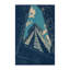 Tapis bleu moelleux à motif de blocs rustiques Burnham Tulum Ruins-523575606