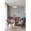 LED Brushed Gold Chandelier With a Soft White Diffuser-1085655158