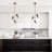 Miaisabella 3-Light Unique Modern Linear LED Chandelier