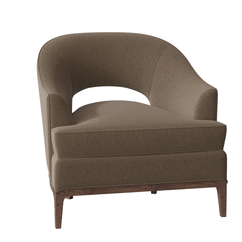 Fauteuil demi-tonneau Jamie, Tabac, 8703 Nuage