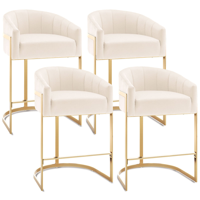 68.6cm Bar Stool, White
