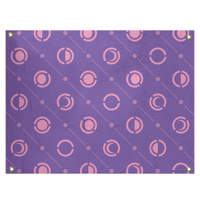 Tapisserie, H 26 po x l 36 po, Mauve / Rose