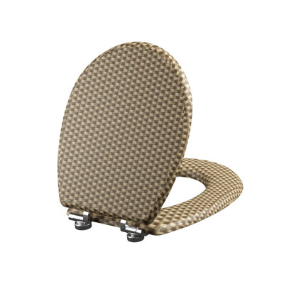 Canalp Elongated Hard Toilet Seat
