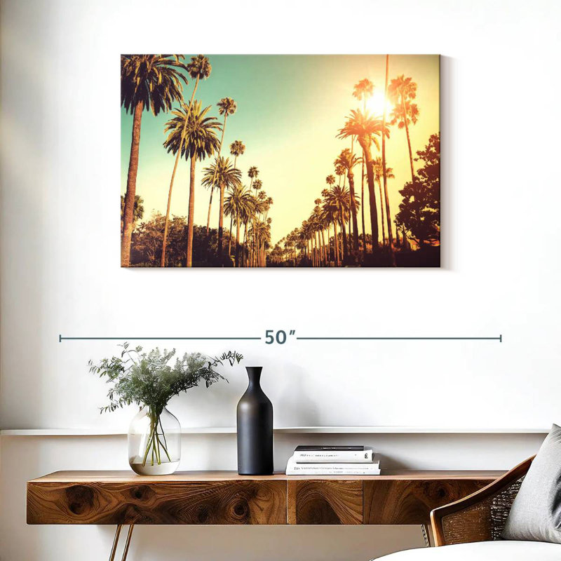 Ravi Sunny Palm Avenue, 24" H x 36" W