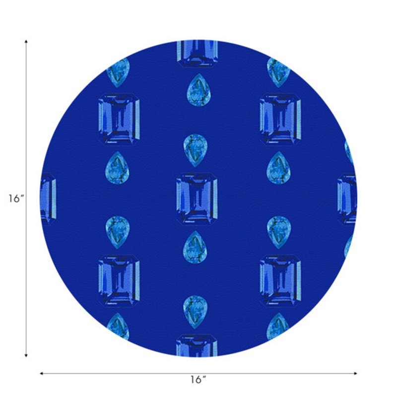 Napperon Gem Sapphires, Saphirs, Topazroyal